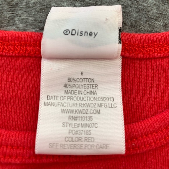 Disney Minnie Mouse Plaid Bow Shirt - Picture 8 of 8